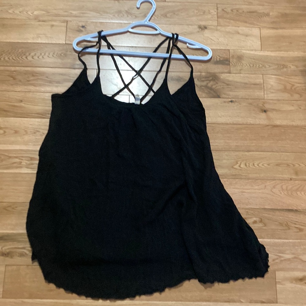 Elan black tank top
